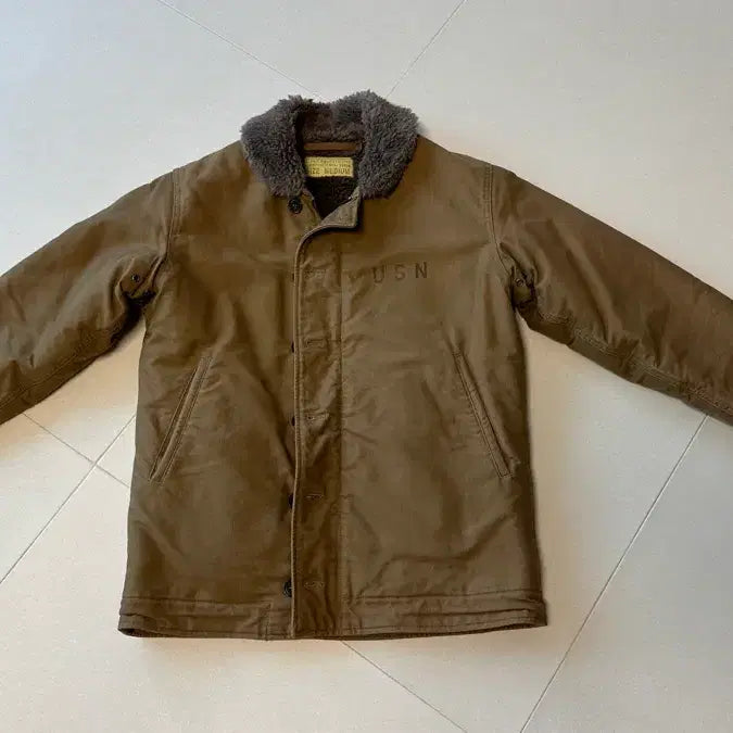 [BUNJANG] Buzz Rickson US Navy N-1 Deck Jacket / 버즈릭슨 미해군N-1 덱자켓 USN 38미듐M