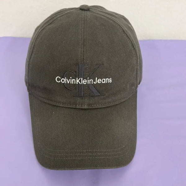 [BUNJANG] Calvin Klein Jeans Monogram Embroidered Ball Cap / 남녀공용 CKJ 모노그램 엠브로이더리 볼캡 os