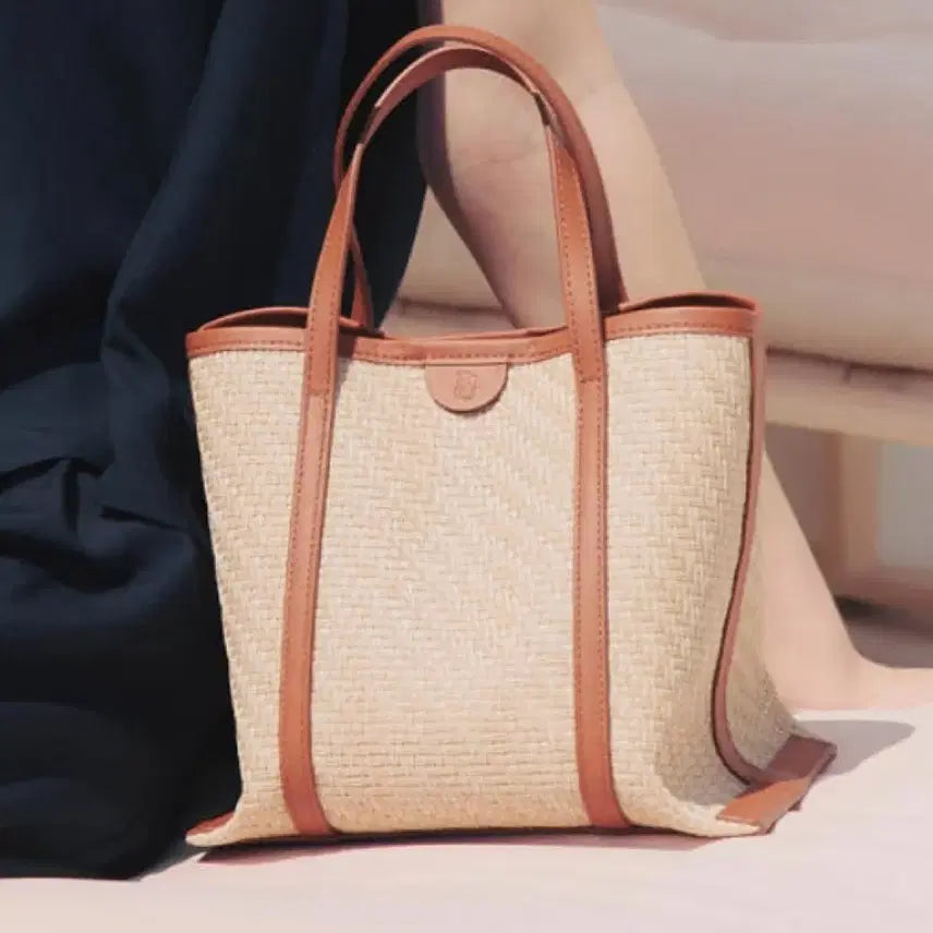 [BUNJANG] Zero Street Rattan Tote Bag / 제로스트릿 라탄 토트백 라탄가방 라탄백 여름가방