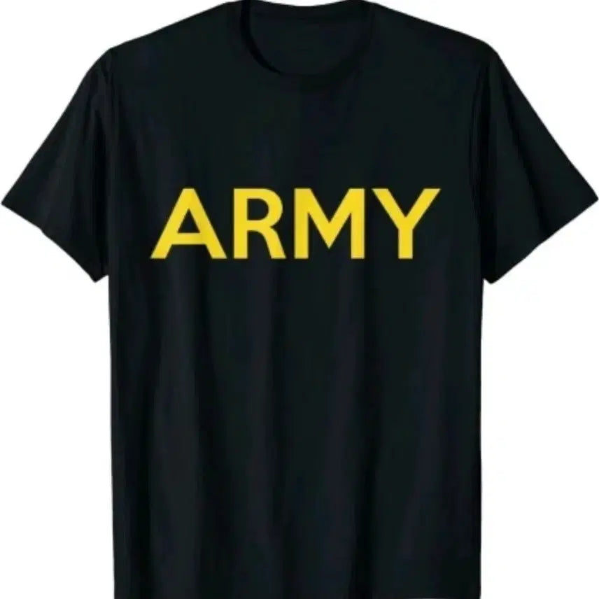 [BUNJANG] US Military Original Black PT T-Shirt Medium / 미군 오리지날 검정 PT 반팔티 신품 미듐
