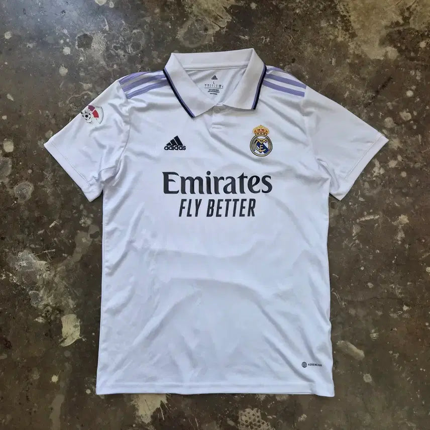 [BUNJANG] Adidas Real Madrid Jersey L / L) 아디다스 레알 마드리드 유니폼 져지 블록코어