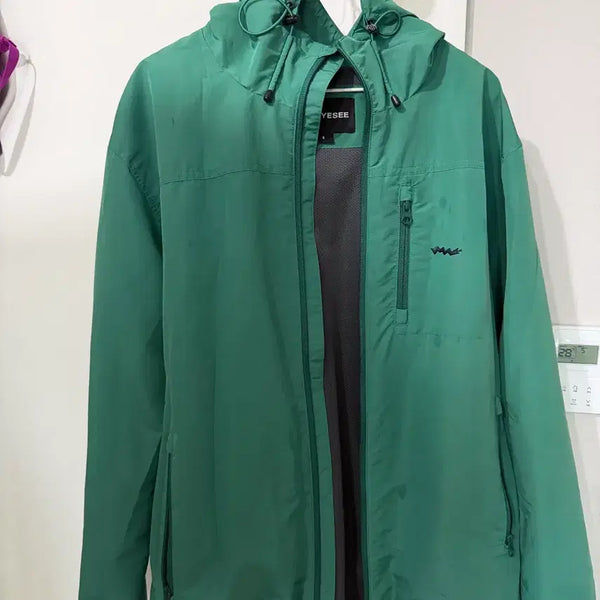 [BUNJANG] YES IC Windbreaker Green S / 예스아이씨 바람막이