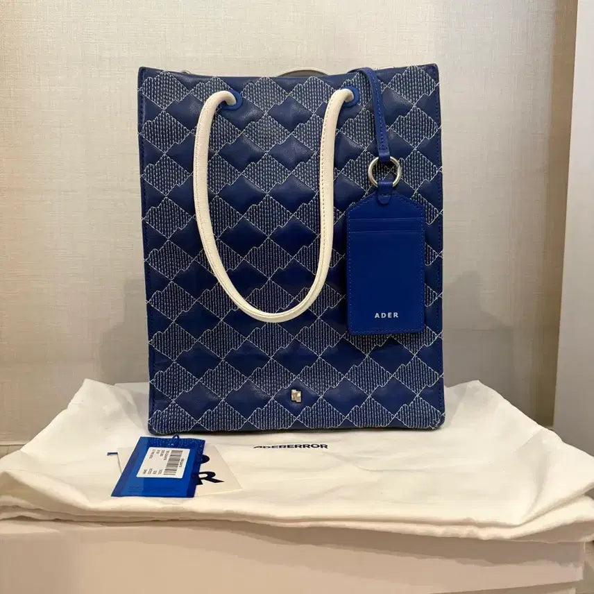 [BUNJANG] Ader Error Tenet Tote Bag Large Blue / 아더에러 테닛 토트백 라지 블루