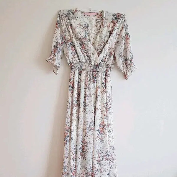 [BUNJANG] Soup Chiffon Long Dress / soup 쉬폰 롱 원피스
