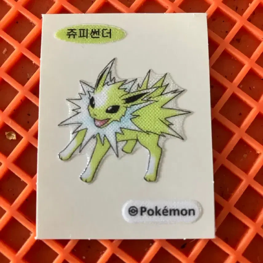[BUNJANG] Jupitar Thunder Pokemon Sticker / 쥬피썬더 띠부씰
