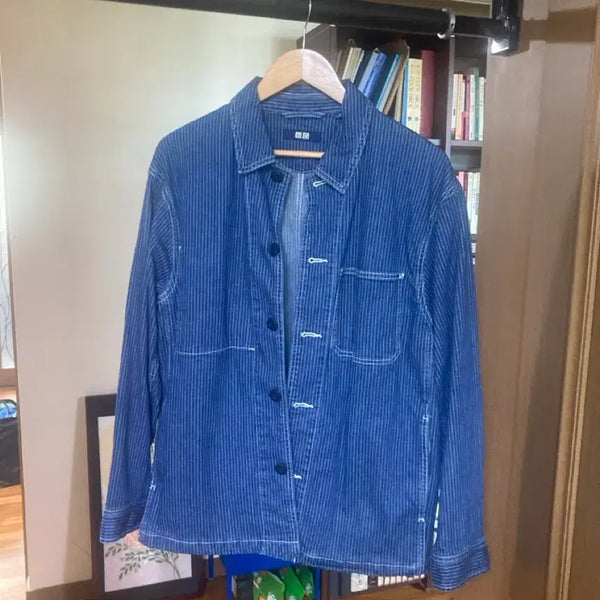 [BUNJANG] Uniqlo Denim Shirt Jacket M / 유니클로 데님셔츠자켓 size M