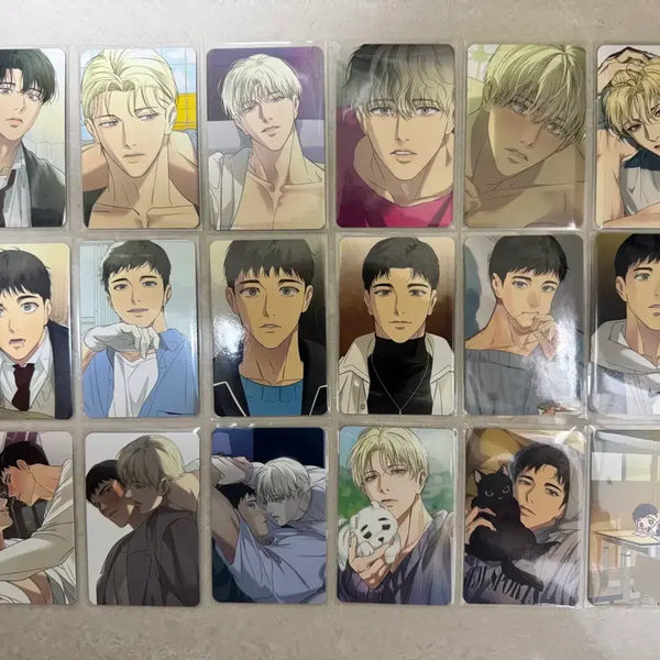 [BUNJANG] Lezhin Backlight Collection Photocard Full Set (18 types) / 백라이트 컬렉션 포토카드 18종 드볼 컬포 올클 한서인 백영운 풀세트