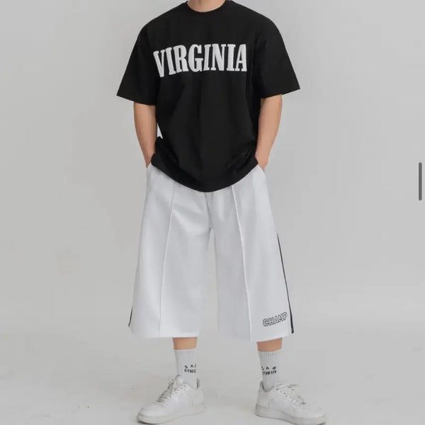 [BUNJANG] Virginia Short Sleeve T-Shirt Black Free Size / 버지니아 반팔티 블랙 free