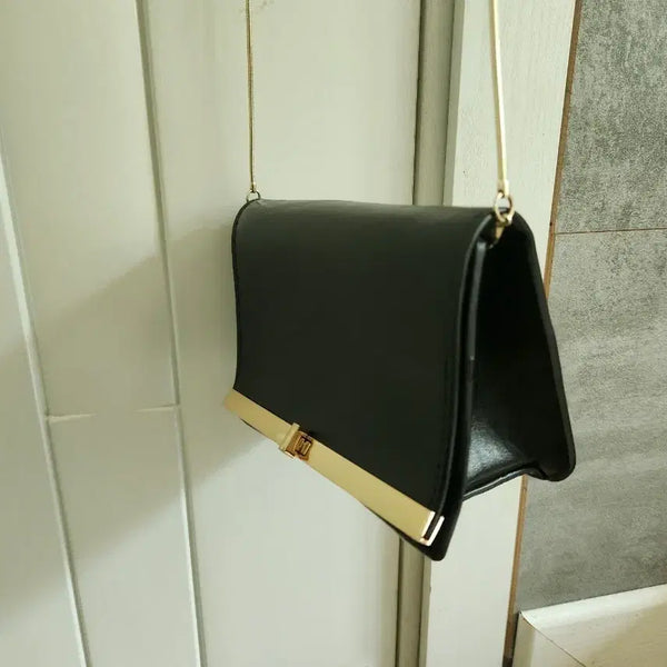 [BUNJANG] Massimo Dutti Black Chain Crossbody Bag / 마시모두띠 블랙 체인 백