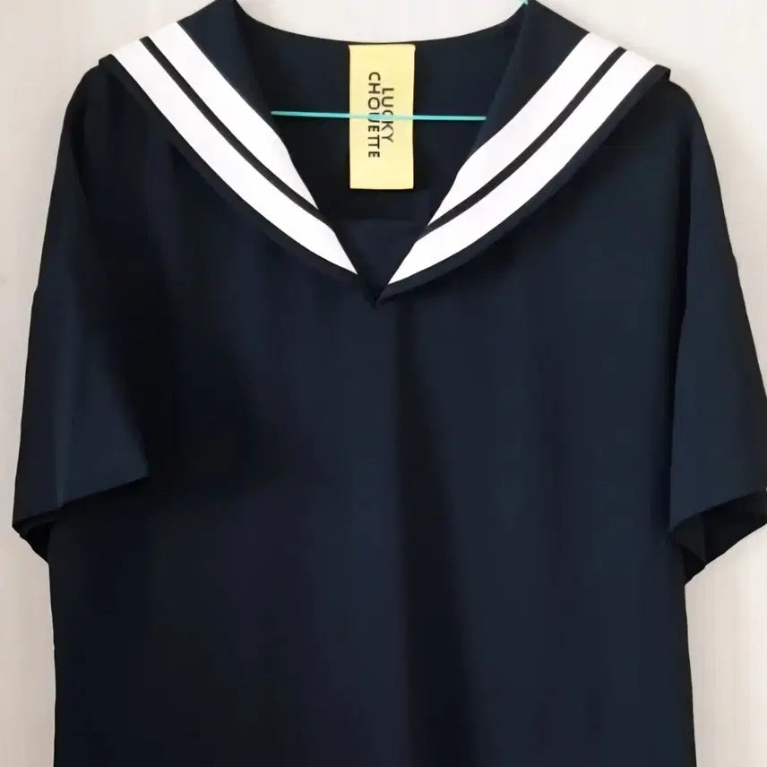 [BUNJANG] Lucky Chouette Navy Sailor Collar Dress / 럭키슈에뜨 네이비 세일러 카라 원피스38