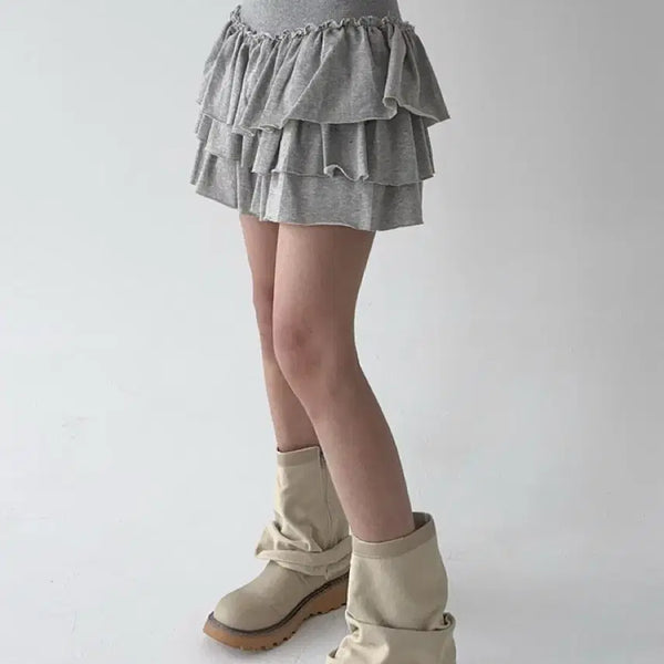 [BUNJANG] Shift8 Tiered Mini Skirt / 시프트에잇 티어드 미니 캉캉 스커트 치마
