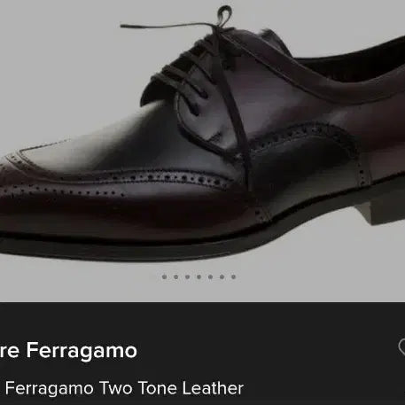 [BUNJANG] Salvatore Ferragamo Leather Dress Shoes Burgundy / 남255)페레가모