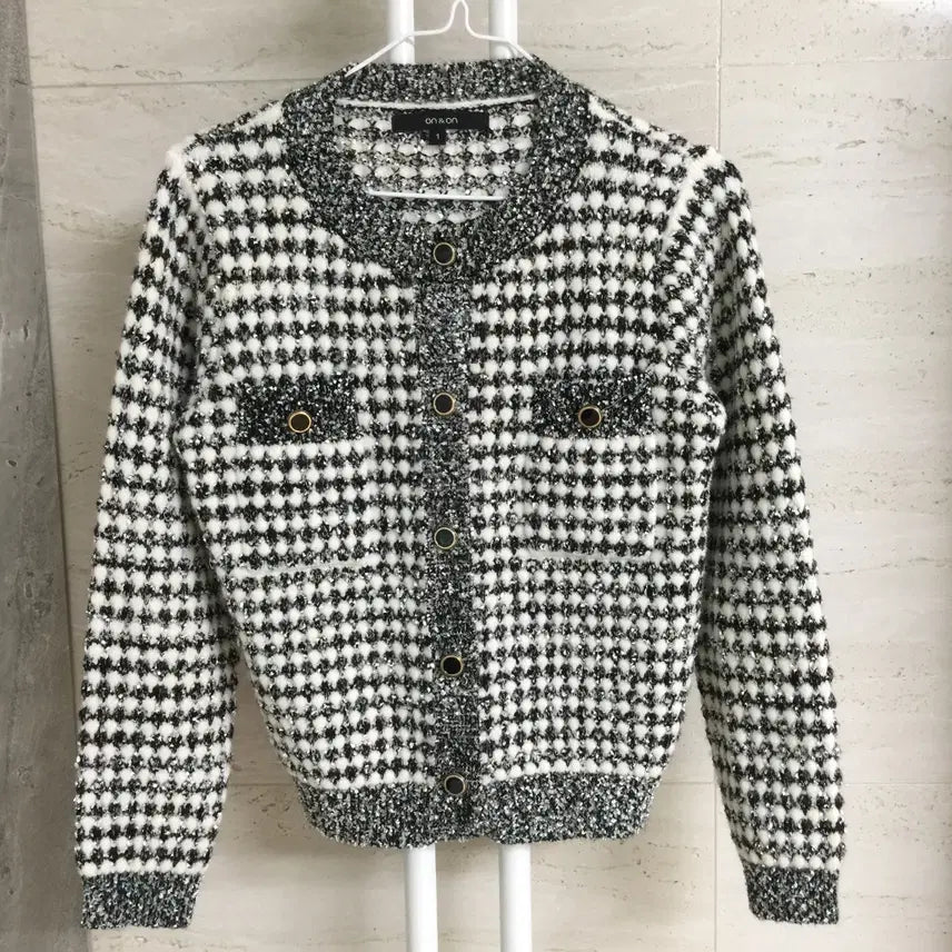 [BUNJANG] ON&ON Tweed Knit Jacket Size 85 / 온앤온 트위드 니트 자켓 85