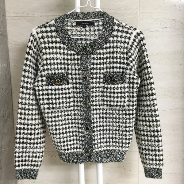 [BUNJANG] ON&ON Tweed Knit Jacket Size 85 / 온앤온 트위드 니트 자켓 85