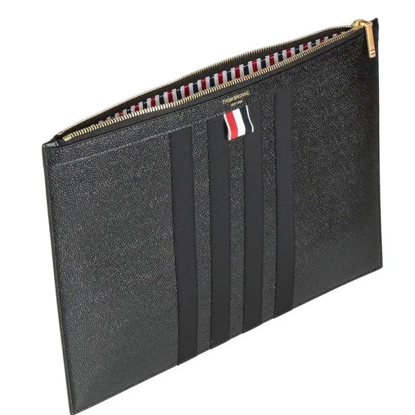 [BUNJANG] Thom Browne Clutch Bag Black Signature Stripe / 톰브라운 클러치 백 블랙