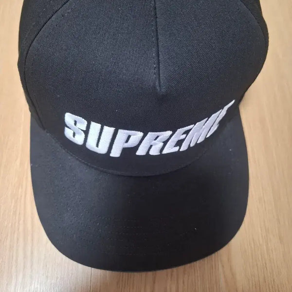 [BUNJANG] Supreme Black Logo Embroidered Ball Cap / 슈프림 볼캡 블랙