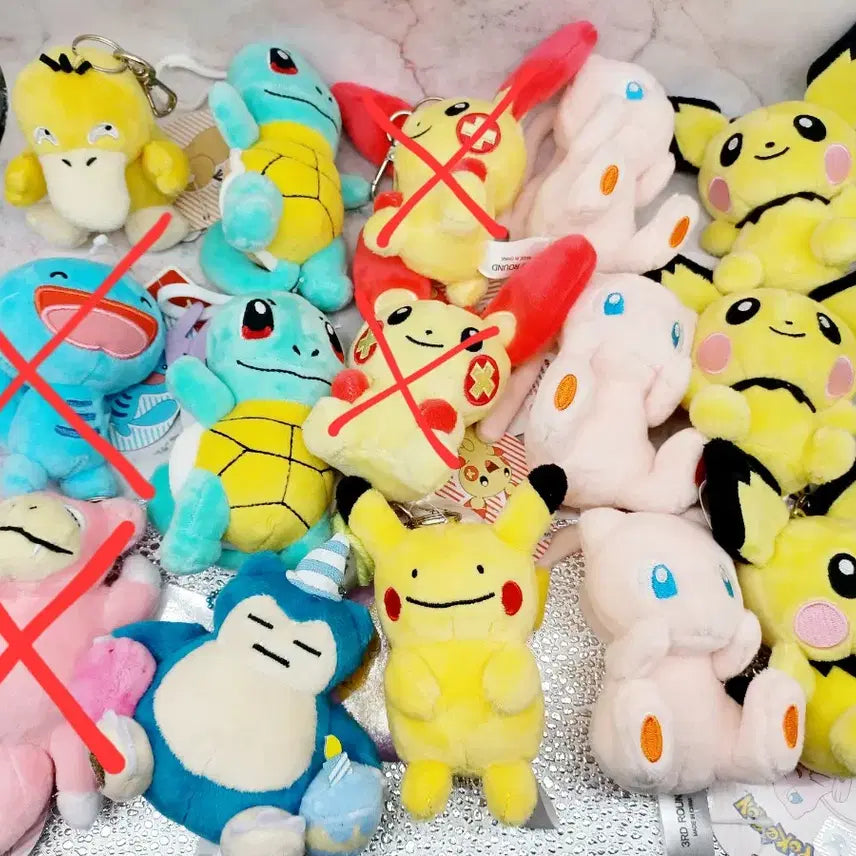 [BUNJANG] Pokemon Plush Keychain / 균일가) 포켓몬 인형 키링 균일가 4천원