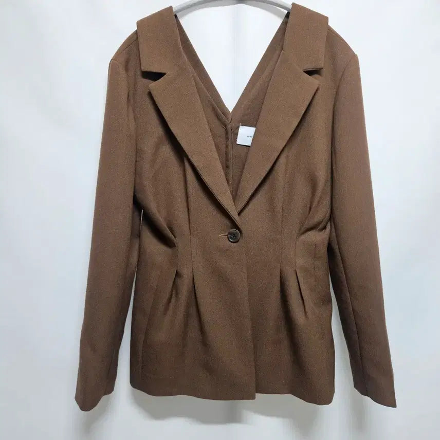 [BUNJANG] More Than Yesterday V-Neck Blazer Jacket / 모어댄예스터데이 V넥 블레이저 자켓 F