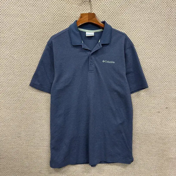 [BUNJANG] Columbia Men's Short Sleeve Collar T-Shirt L / 콜럼비아 등산 반팔카라티 L D00952