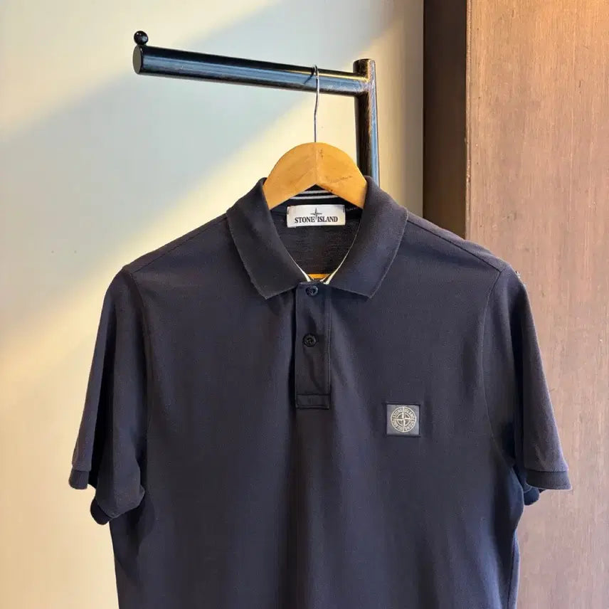 [BUNJANG] Stone Island Short Sleeve Polo Shirt / 17299 - 스톤아일랜드 반팔 카라티