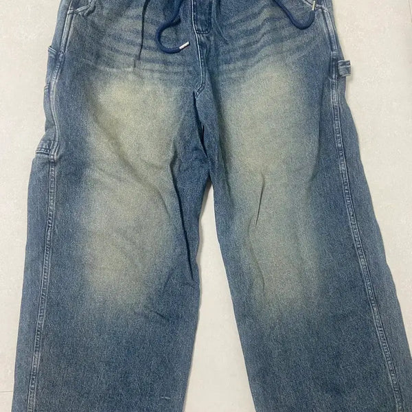 [BUNJANG] Stylish & Dunk Wide Denim Pants / 와이드 청바지 급처합니다.