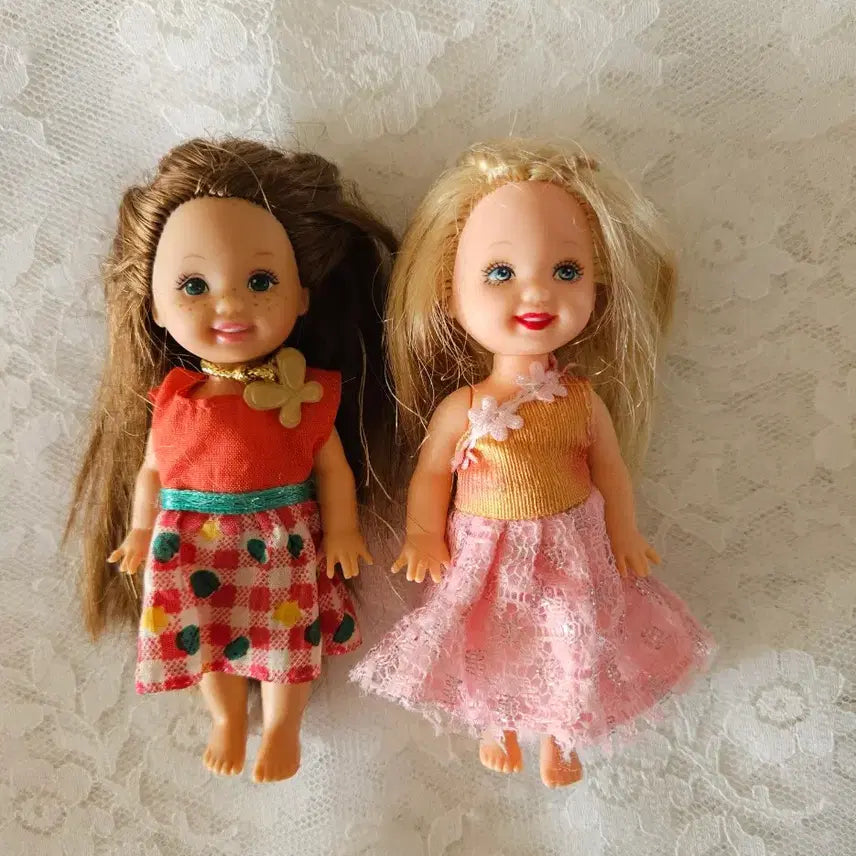 [BUNJANG] Vintage Barbie Kelly Chelsea Doll Set / 빈티지 바비인형 켈리인형세트/첼시