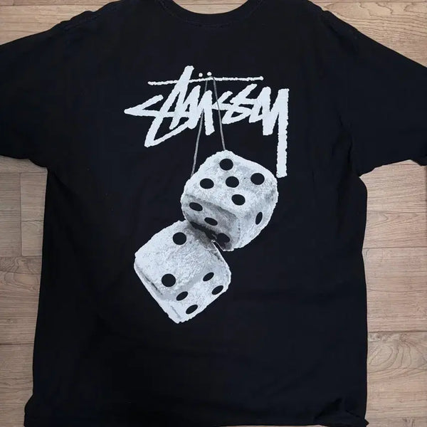 [BUNJANG] Stussy Fuzzy Dice T-Shirt XL / 스투시반팔 퍼지다이스 티셔츠 XL