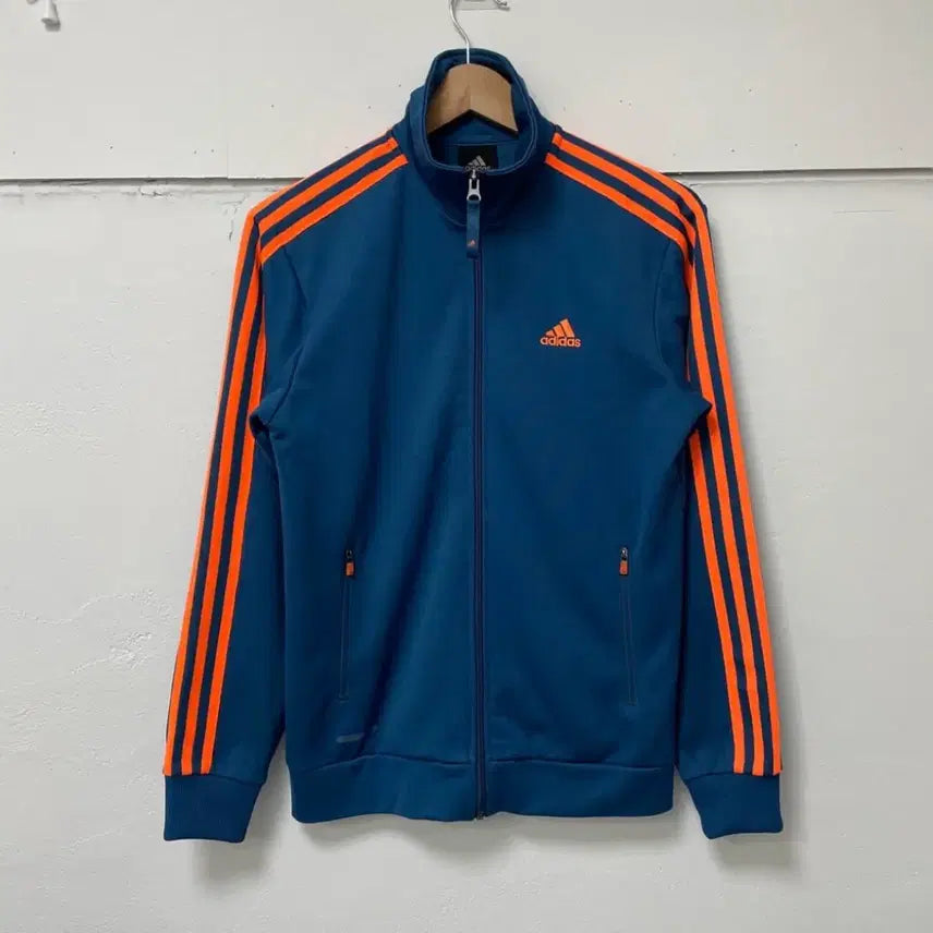 [BUNJANG] Adidas Teal Three-Stripes Track Jacket / 아디다스 청록 삼선 져지