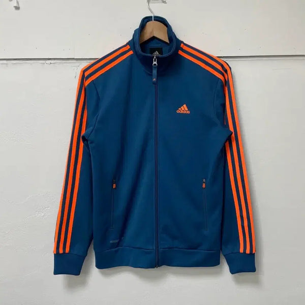 [BUNJANG] Adidas Teal Three-Stripes Track Jacket / 아디다스 청록 삼선 져지