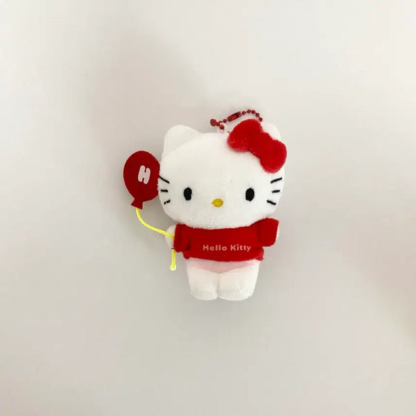 [BUNJANG] Hello Kitty Party Balloon Doll Charm / Red / 헬로키티 파티 풍선 인형 키링 / 빨간색 레드 키티