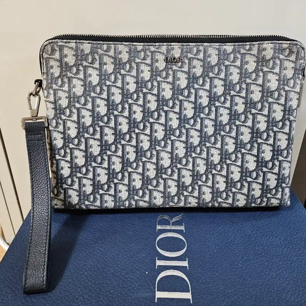 [BUNJANG] Dior Men's Oblique Clutch Bag / 정품)디올 남성 오블리크  클러치백