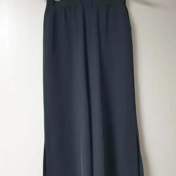 [BUNJANG] SooS Black Wide Slacks (Recommended Size 66) / SooS 수스 블랙 와이드 슬랙스 72-97(66)