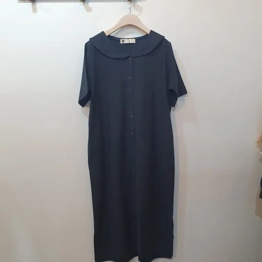 [BUNJANG] High-Quality Round Collar Linen Dress / 고퀄 라운드 카라 린넨 원피스
