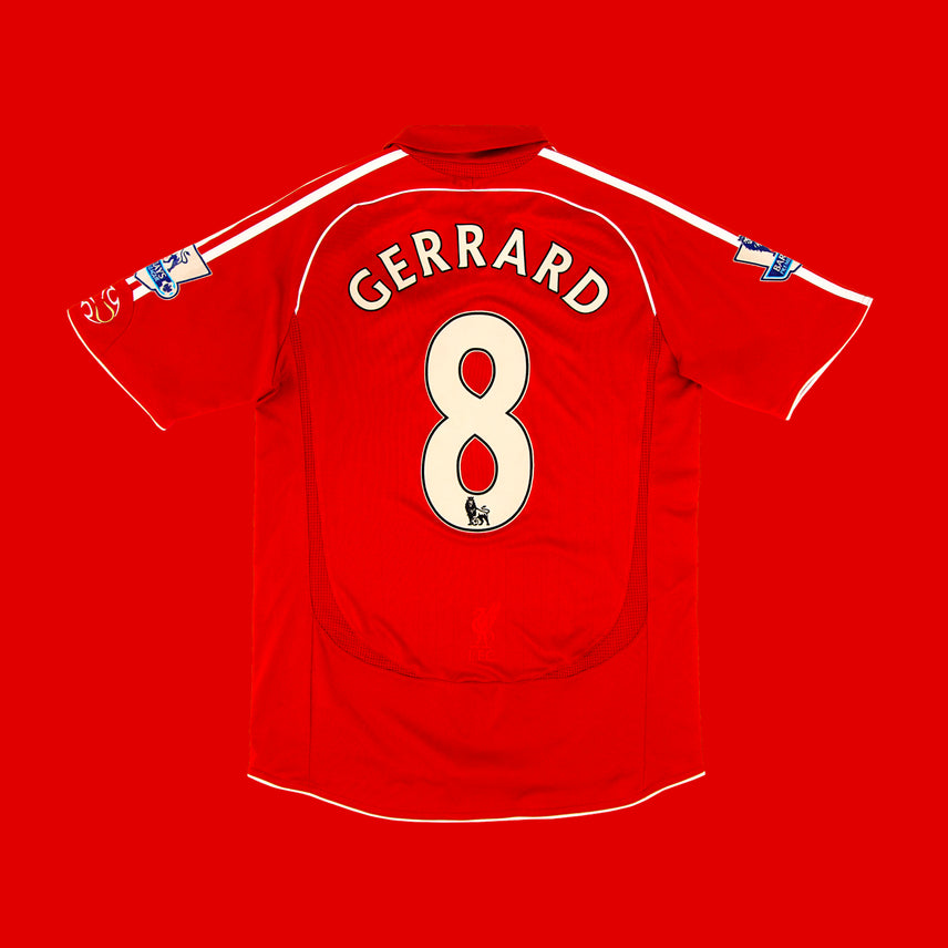 [BUNJANG] Adidas Liverpool 06/08 Home Jersey Steven Gerrard #8 (Men's M) / 정품 아디다스 리버풀 유니폼 06 08 홈 스티븐 제라드 8 해외 M