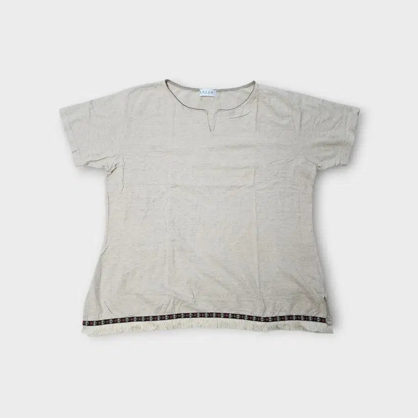 [BUNJANG] TOCCO Ethnic Oversized T-Shirt / M L 100 66 TOCCO 반팔 에스닉 오버핏 티셔츠 모리걸 빈티지