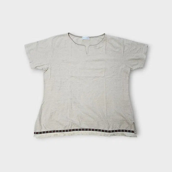 [BUNJANG] TOCCO Ethnic Oversized T-Shirt / M L 100 66 TOCCO 반팔 에스닉 오버핏 티셔츠 모리걸 빈티지