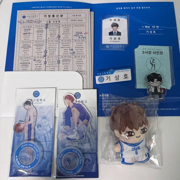 [BUNJANG] Garbage Time Gaptag Lee Sang-ho Sung Joon-soo Acrylic Standee & Name Tag Bundle / 가비지타임 갑타 기상호 성준수 아크릴 인형 학생증 명찰 일괄