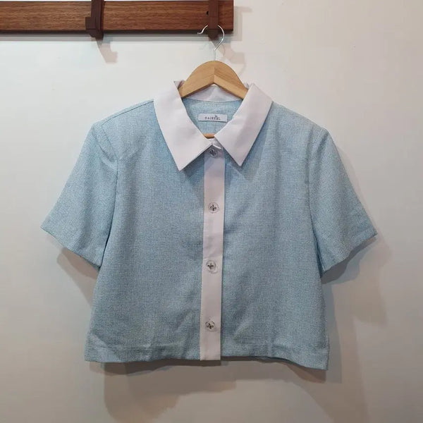 [BUNJANG] Sky Tweed Blouse & Jacket / 스카이 트위드 블라우스&자켓 *사이즈낙낙