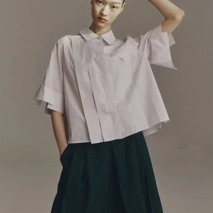 [BUNJANG] KUHO 2024 Pin Stripe Shirt / 2024 구호 핀 스트라이프 셔츠