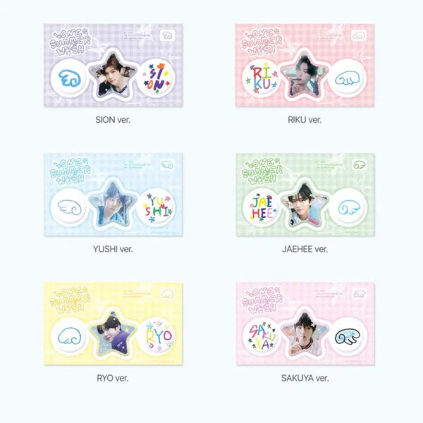 [BUNJANG] NCT WISH Yushi Exhibition Pin Button (Sealed) / 미개봉 엔시티위시 전시회 유우시 핀버튼