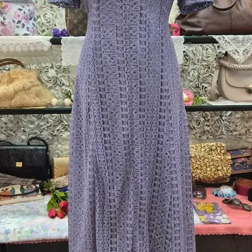[BUNJANG] GRL Lace Long Dress / GRL 레이스 롱원피스(하객룩)(55~66)