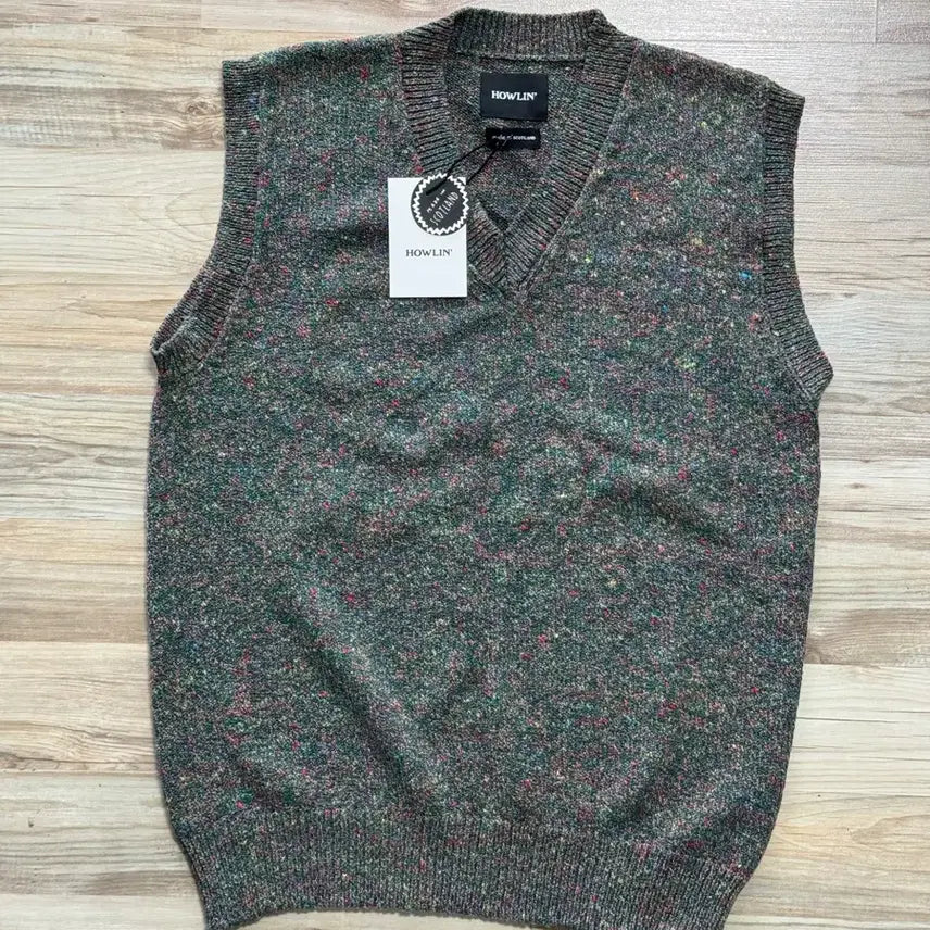 [BUNJANG] Howlin' Knit Vest Morning Slipover Mezcal Green Mix / [M] 하울린 니트 베스트 모닝 슬립오버 Mezcal Green Mix