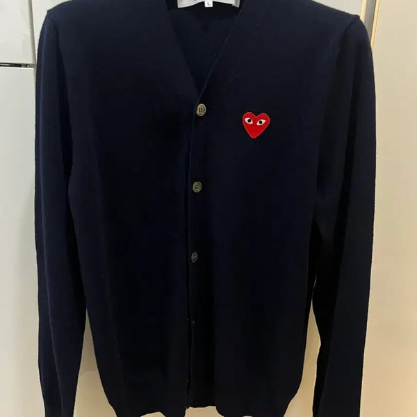 [BUNJANG] Comme des Garçons 24FW Navy Cardigan L / 24fw 꼼데가르송 네이비가디건 L 새상품급