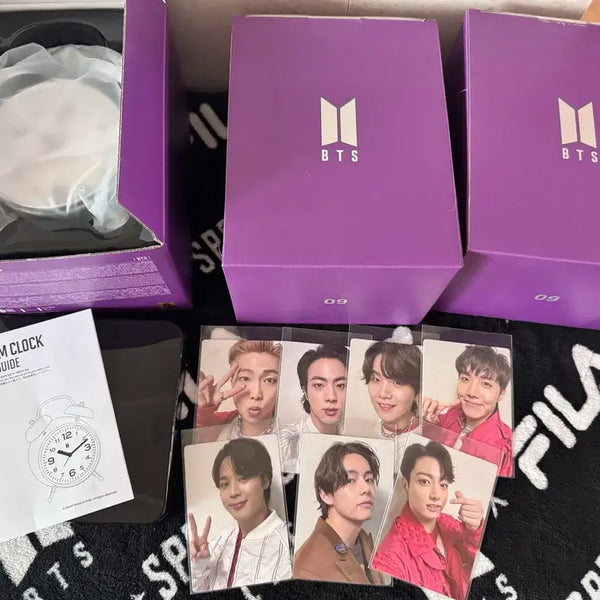 [BUNJANG] BTS Merch Box #9 Watch Full Set (Sealed) / 방탄소년단 머치박스#9 (미개봉) 시계 풀셋