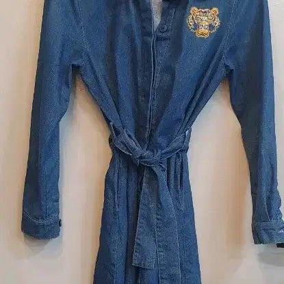 [BUNJANG] Kenzo Women's Denim Dress/Long Jacket / 여성 겐조 청원피스겸용 프리가단50cm나오고기장89cm나옵니다