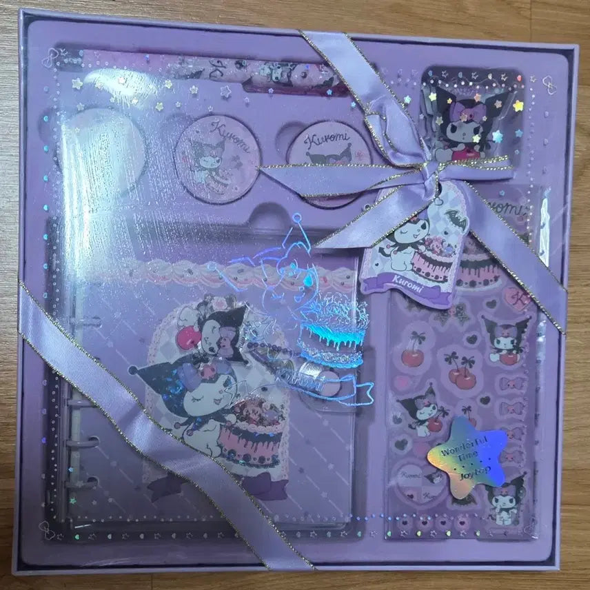 [BUNJANG] Sanrio Kuromi Cinnamoroll Deco Set & Fan / 산리오 쿠로미 시나모롤 다꾸세트 부채
