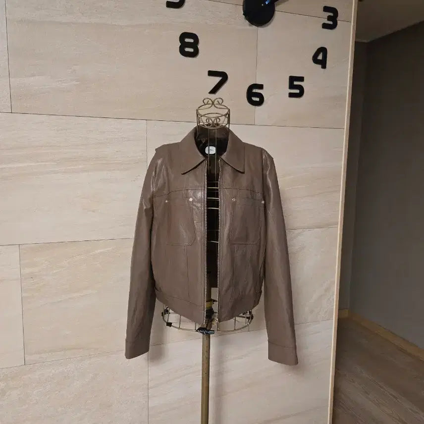 [BUNJANG] DEWL Leather Jacket 2023 / [55] DEWL 듀엘 레더 자켓 2023