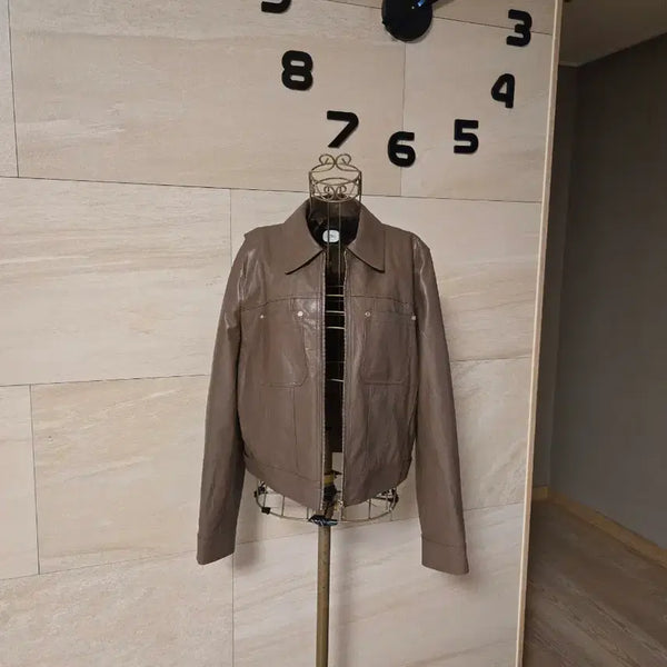 [BUNJANG] DEWL Leather Jacket 2023 / [55] DEWL 듀엘 레더 자켓 2023