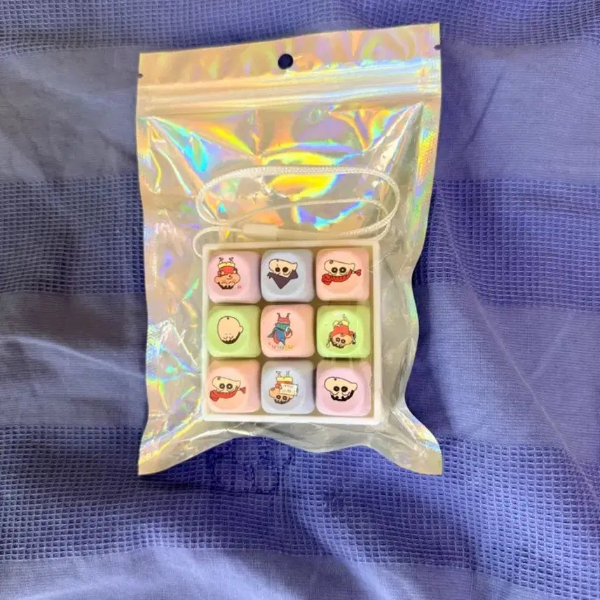 [BUNJANG] Crayon Shin-chan Keycap Keychain Set / 짱구는못말려 키링키캡9구