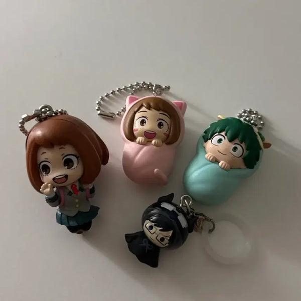 [BUNJANG] My Hero Academia Mezushi Charm / 나히아 히로아카 포대기 메지루시 키링 (우라라카 미도리야 이이다